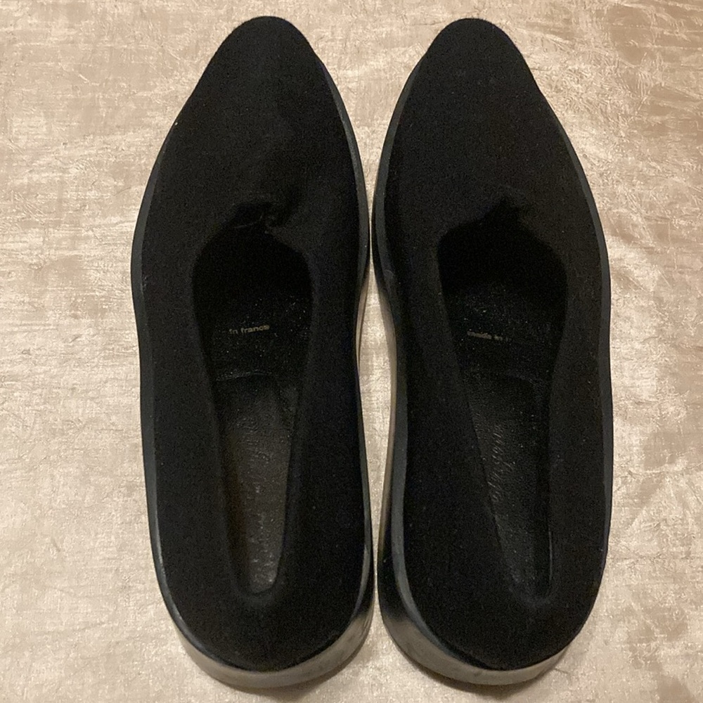 Robert Clergerie Platform Slip On Stretch Wedge Shoes - Picture 4 of 5
